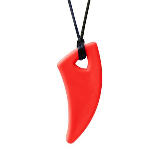  Saber Tooth Chewelry Necklace -Red Standard